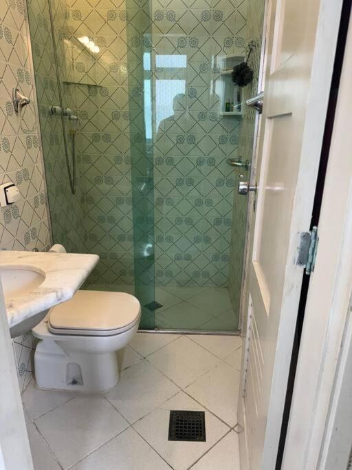 Apartamento Com Vista Mar Guaruja Bagian luar foto