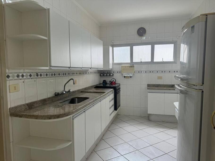 Apartamento Com Vista Mar Guaruja Bagian luar foto