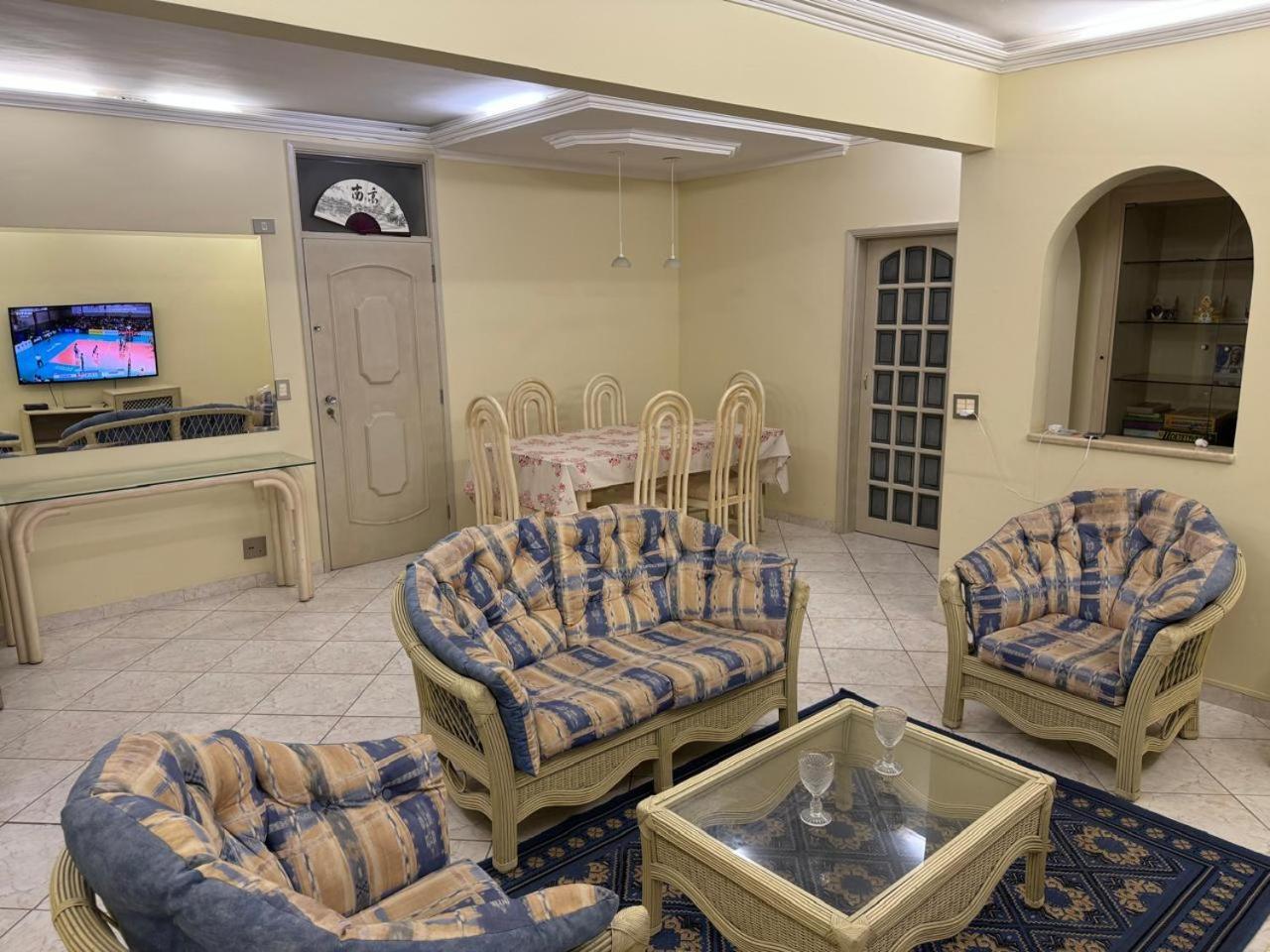 Apartamento Com Vista Mar Guaruja Bagian luar foto
