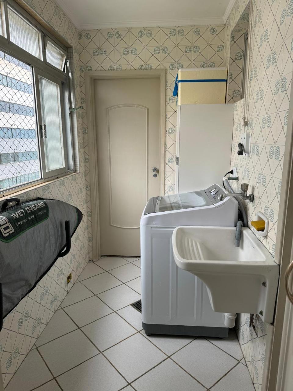 Apartamento Com Vista Mar Guaruja Bagian luar foto