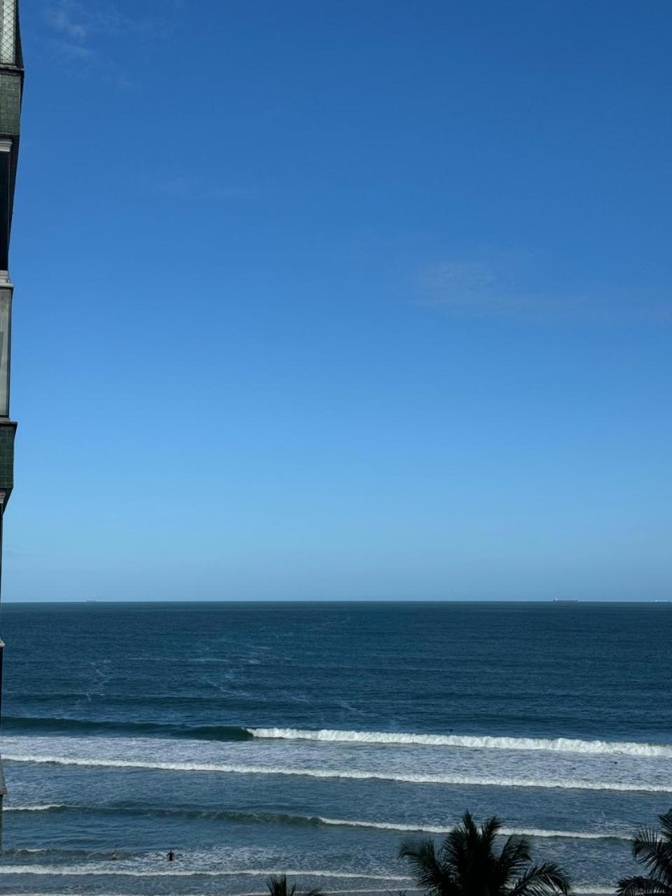 Apartamento Com Vista Mar Guaruja Bagian luar foto